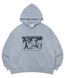 NARCISSIST 후드 티셔츠 - Gray