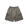 [SS24] OVER MIL SWEAT SHORTS / OLIVE GRAY