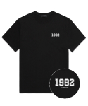 밴웍스(VANNWORKS) MINI 1992 오버핏 반팔 티셔츠 (VS0101) 블랙/화이트