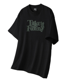 Take It Funny Vintage 오버 반팔_블랙