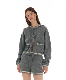 DEBY KNIT ZIP-UP_GREY