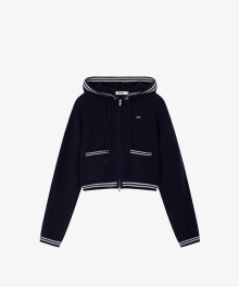 DEBY KNIT ZIP-UP_NAVY