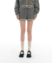 DEBY KNIT SHORTS _GREY