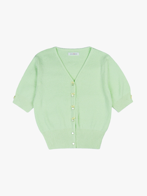 SUN SHOWER KNIT CARDIGAN_MINT