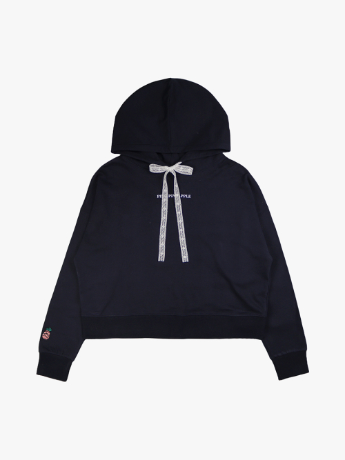 MARGARET LACE HOODIE_NAVY
