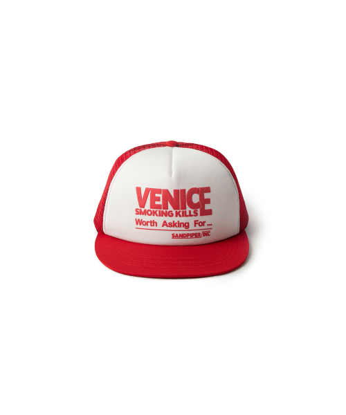VENICE TRUCKER CAP RED
