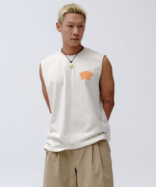 네온 사인 슬리브리스 탑 NEON SIGN SLEEVELESS TOP