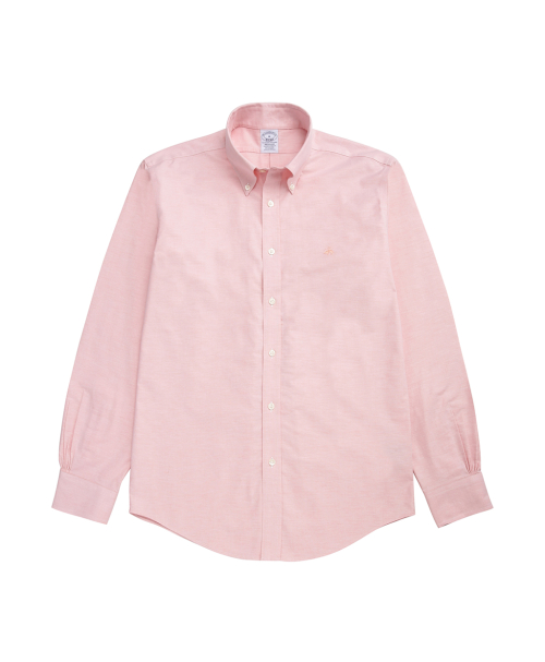 Оксфордская рубашка regular fit non-iron (Orange) (BBTHMM7907FES)