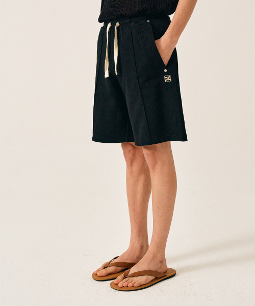 Бермуды из хлопка Theo, Resort Black