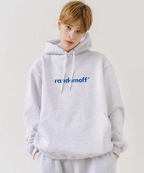 Худи BASIC LOGO [White Melange]