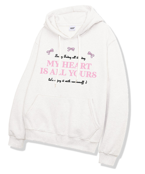 Худи MY HEART RIBBON (White)