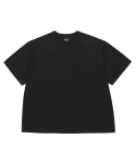 해브오프듀티(HAVEOFFDUTY) 지퍼 포켓 티셔츠 (블랙)