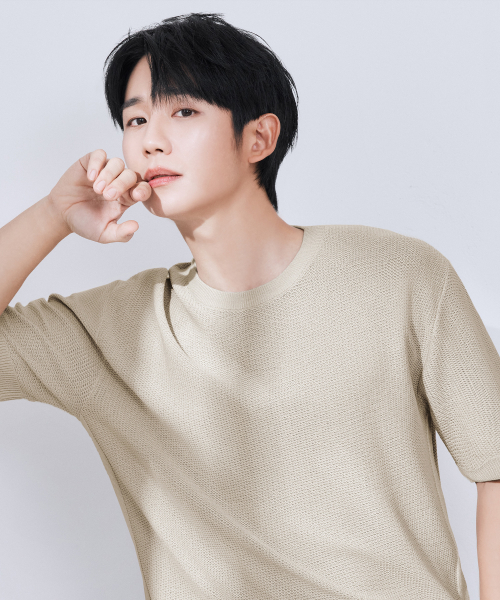 tissue transformation round short-sleeved short-sleeved knitwear MYKT3121 Help