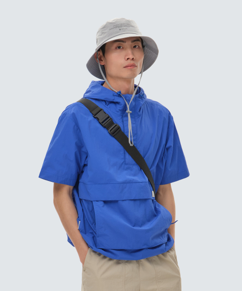 Анорак таслан с коротким рукавом Royal Blue (S24MMLAN56)