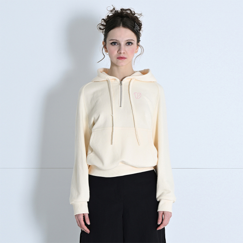 Худи на молнии реглан Light Yellow MBDSTO005LY