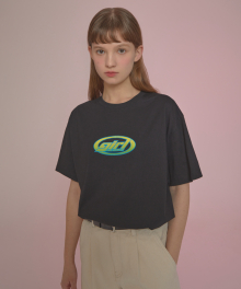 LA OVAL TEE black