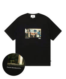 ADVERTYPE SKATEBOARDING TEE black