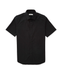 에스티코(STCO) 슬림핏 반소매 기본 셔츠 (블랙)