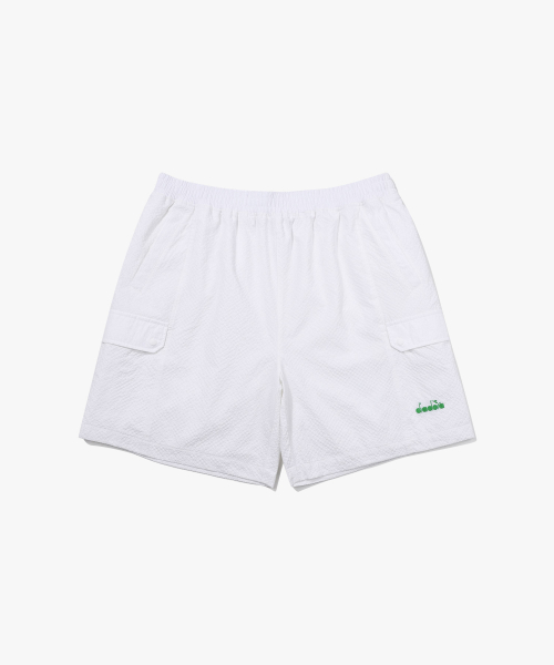 Шорты из сирсакера WHITE