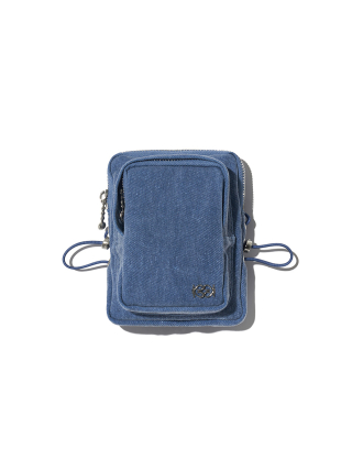 기준 Denim Mini Bag Blue