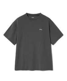 OVERSIZED RECYCLE COOL COTTON T-SHIRT CHARCOAL