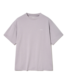 OVERSIZED RECYCLE COOL COTTON T-SHIRT PURPLE GRAY