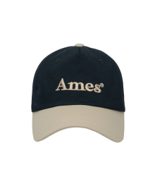 BASIC LOGO TWOTONE BALL CAP NAVY (AM2ESUAB22A)