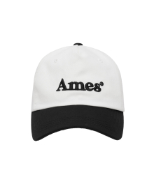 BASIC LOGO TWOTONE BALL CAP WHITE