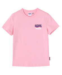 파노라마 백면 그래픽 반팔티셔츠 (라이트 핑크) OD242ISS02_LPK