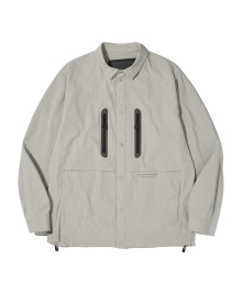 REFLECTIVE POCKET SHIRT JACKET_LIGHT GRAY_WCL016