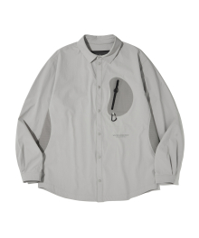 HEART POCKET SHIRT JACKET_LIGHT GRAY_WCL018