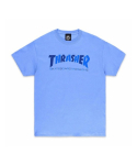 트레셔(THRASHER) Checkers T-Shirt - Carolina Blue