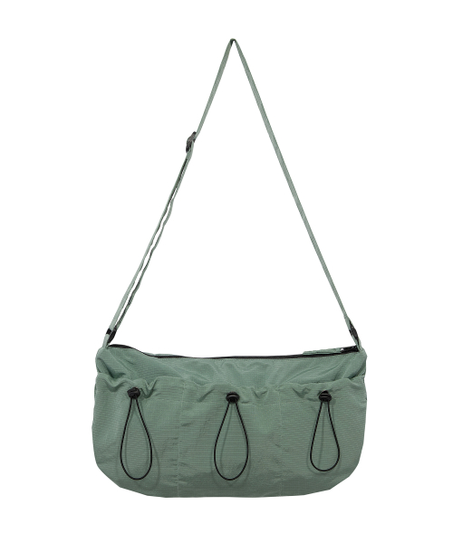 METAL RIPSTOP STRING MESSENGER BAG [MINT]