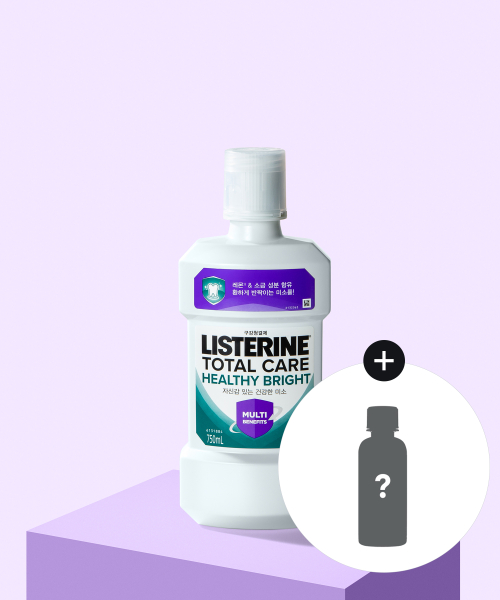 리스테린() 헬씨브라이트 250mlx4+(증) 100ml 랜덤1개(스트롱) 상품 이미지