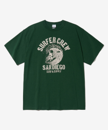 V.S.C TEE(SURFER CREW)_GREEN