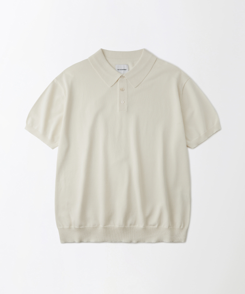 HS KNIT COLLAR SHIRT_IVORY