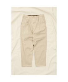[British Sporting Club] Pleated dyed pants_AHPAM24611BEX
