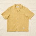 헨리코튼(HENRY COTTONS) [British Sporting Club] Waffle dyed short sleeve shirts