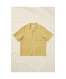 [British Sporting Club] Waffle dyed short sleeve shirts