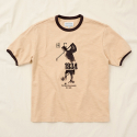 헨리코튼(HENRY COTTONS) [British Sporting Club] Artwork patch T-shirts_AHTAM24551BEX