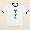 헨리코튼(HENRY COTTONS) [British Sporting Club] Artwork patch T-shirts_AHTAM24551WHX