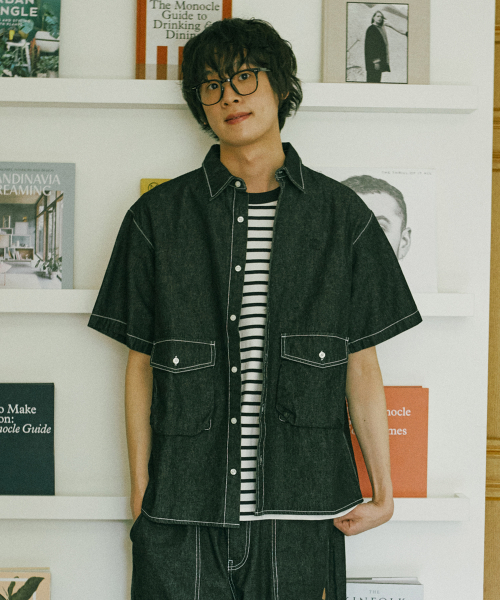 UTILITY POCKET SHIRTS [4 COLOR]