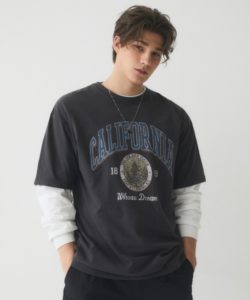 California Dyed Overfit T-Shirt / WHRPE2521U