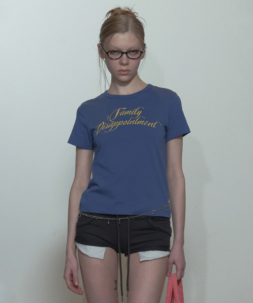 Family Disappointment Tee Vintage Blue