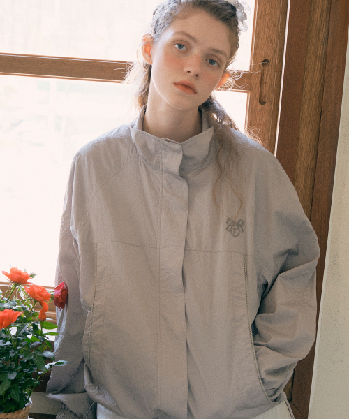 LACE WIND JACKET GRAY