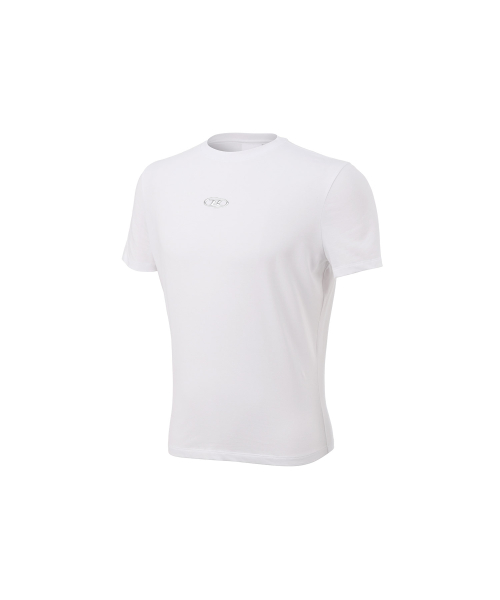 본투윈(BORN TO WIN) SILVER B LOGO MUSCLE FIT T-SHIRTS [WHITE