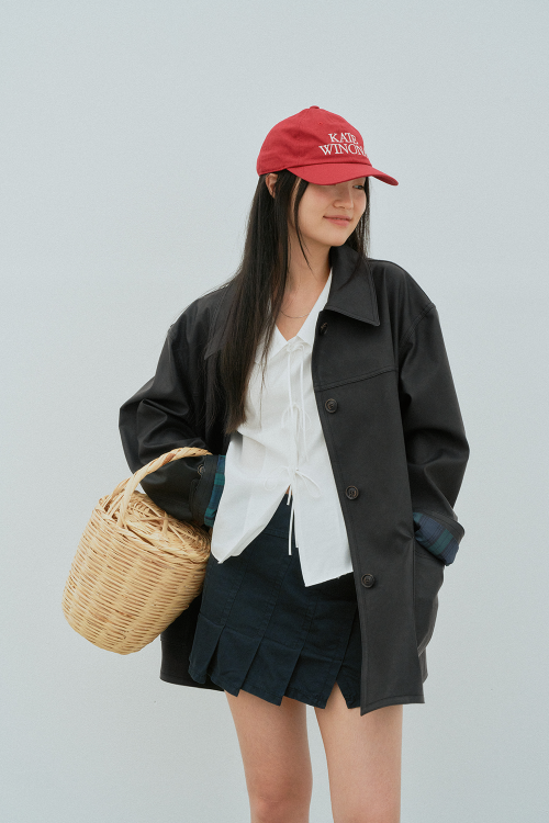 新品】modest mood＊London Leather Jacket