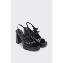 슈콤마보니(SUECOMMA BONNIE) Strap platform sandal(black)_DG2AM24038BLK