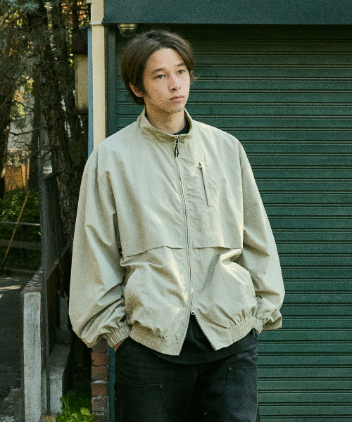 Тканая куртка на молнии Steady MJK109 [BEIGE]