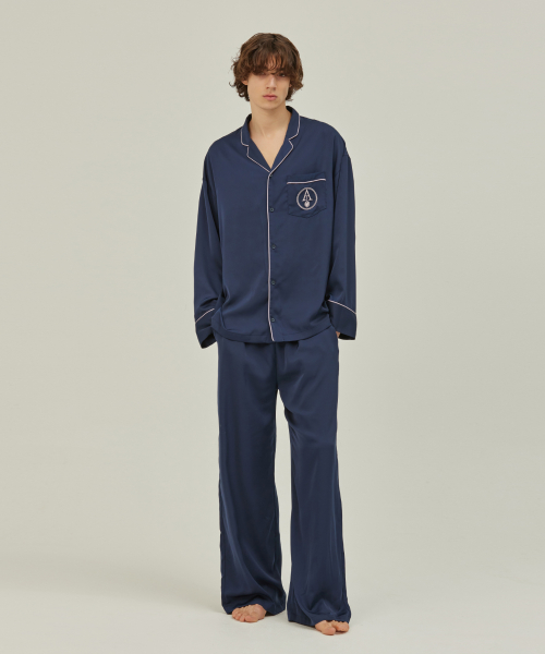 CLASSIC PAJAMA SET_royal navy